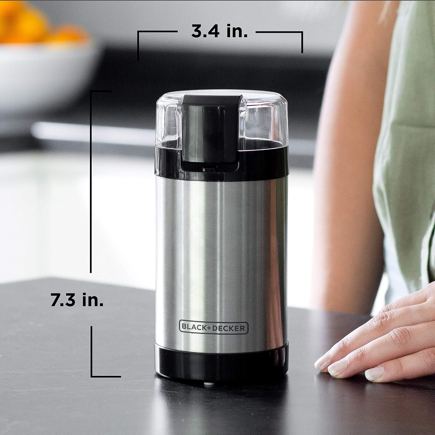 Thumbnail 6 de BLACK+DECKER One-Touch Coffee & Spice Grinder with Stainless Steel Blades