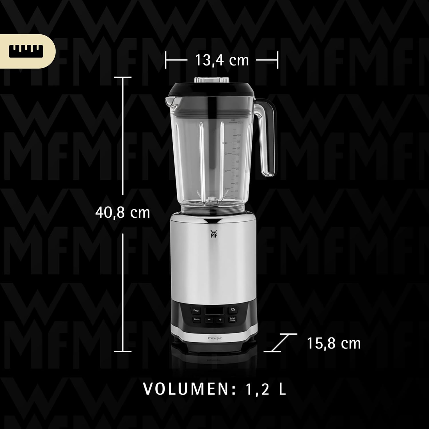 Thumbnail 2 de WMF Kult Pro Multifunktionsmixer Hochleistungsmixer – 1200 W, 30.000 U/min, 4 Mixbehälter inkl. ToGo-Verschluss
