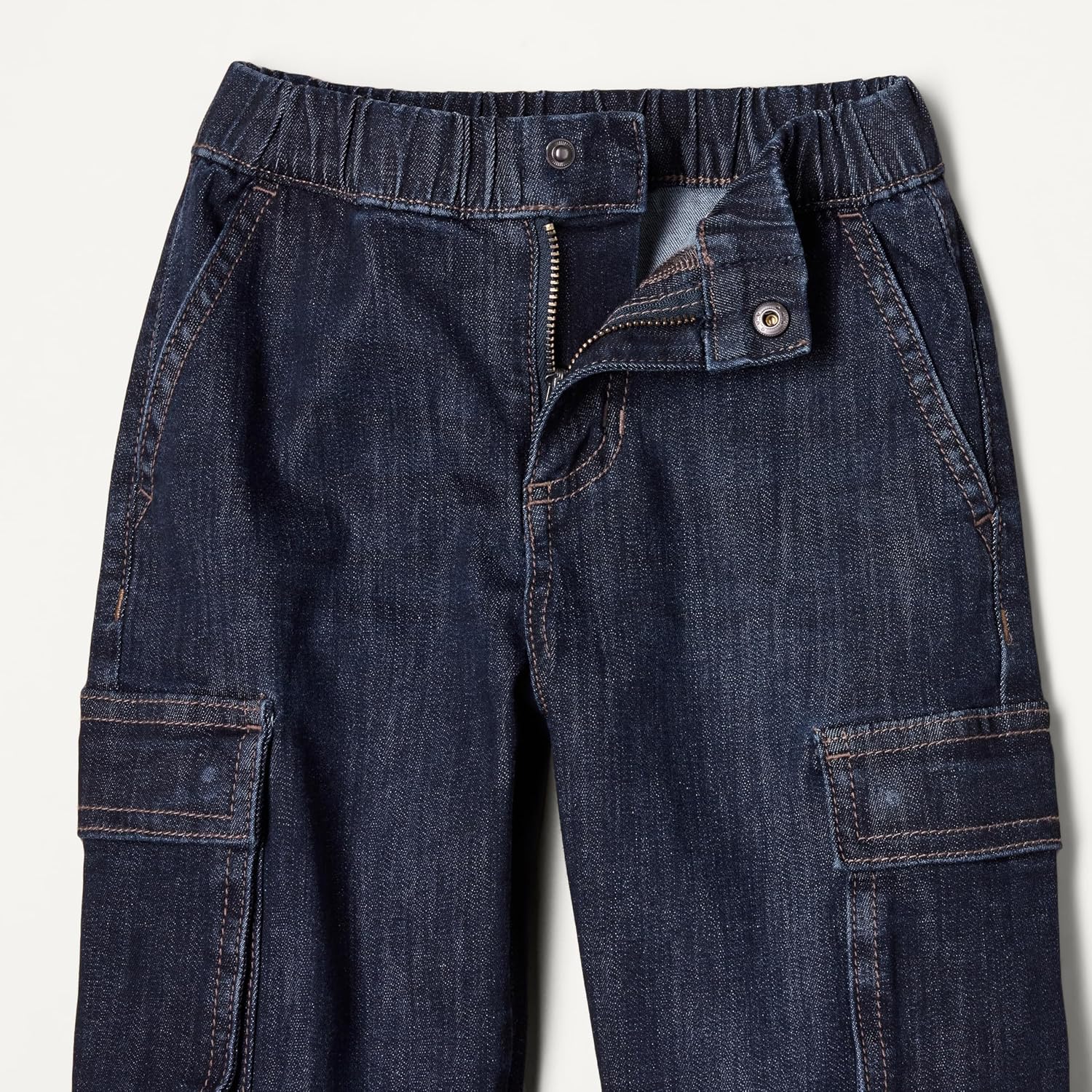 Thumbnail 3 de Amazon Essentials Boys' Stretch Denim Cargo Jeans