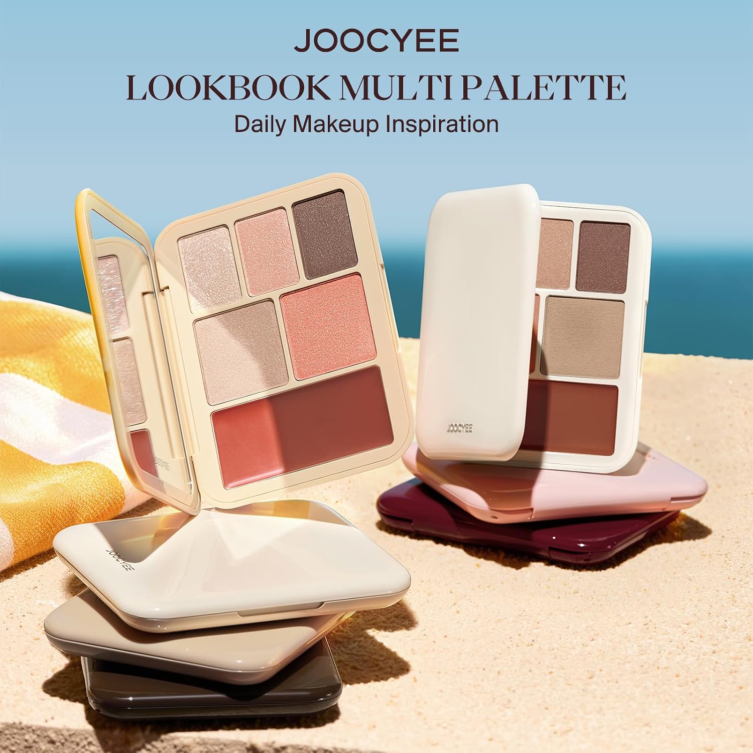 Thumbnail 3 de JOOCYEE 6 Color Multi-Use Face Palette Peach Look, 5-in-1 Makeup Kit