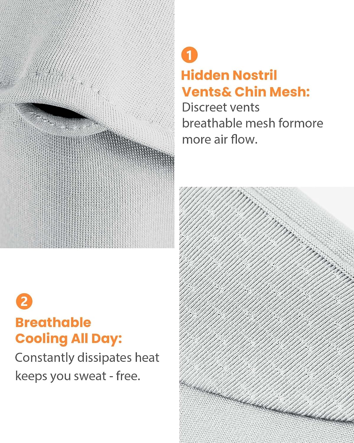 Thumbnail 5 de BENEUNDER UV Sun Protection Face Cover and Neck Gaiter, UPF 50+