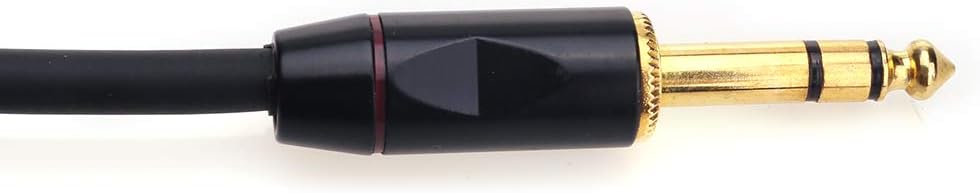 Detalle 2 de Disino 6.35mm TRS-デュアルXLRオス ステレオ分岐ケーブル 1m・金メッキ端子