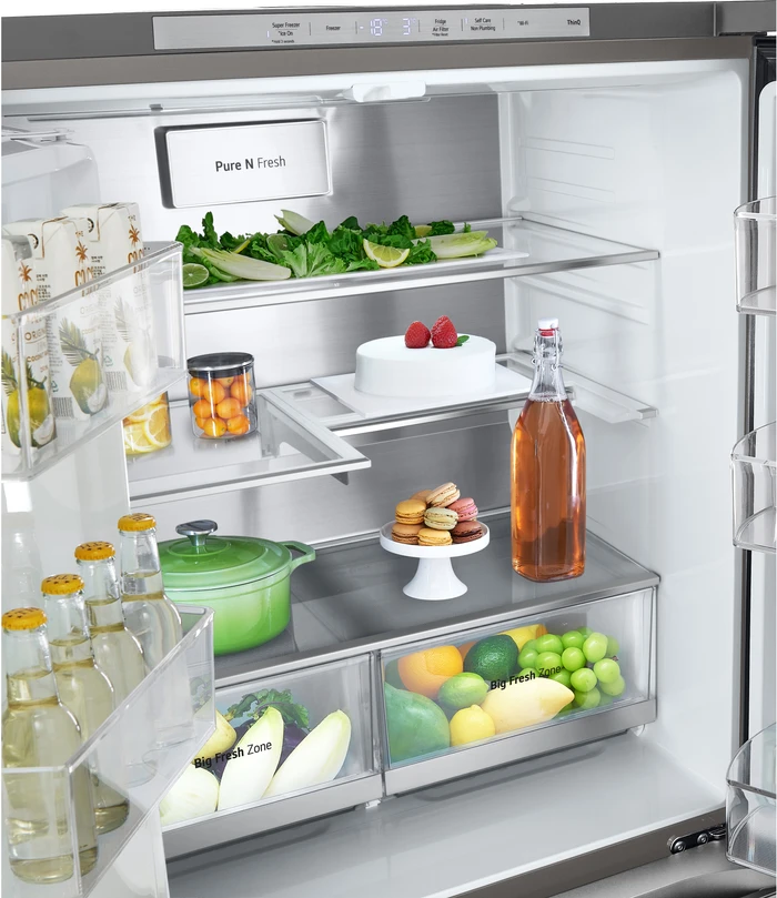Thumbnail 10 de LG GMG861MBAE Side-by-Side-Kühlschrank: Großvolumen, InstaView und DoorCooling