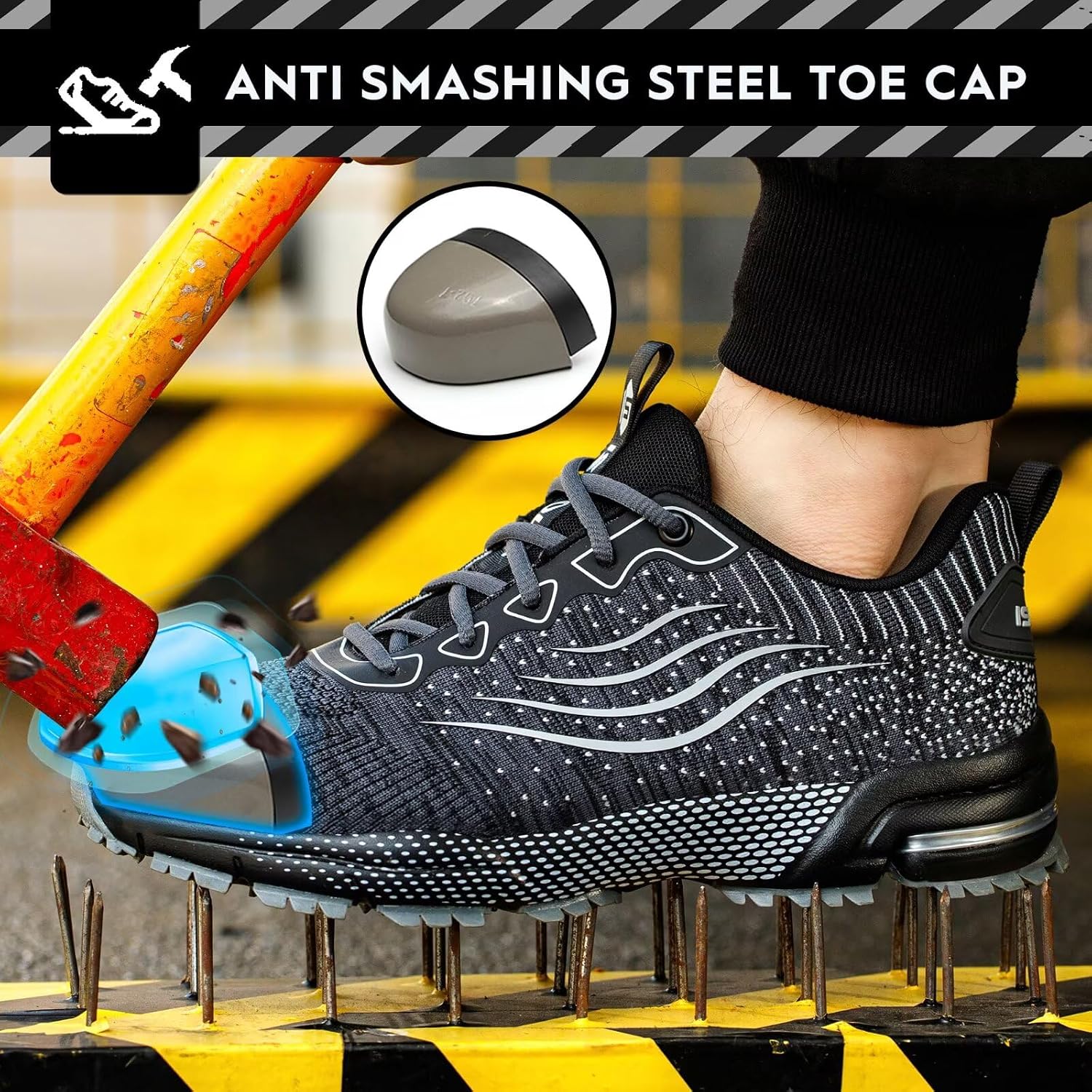 Detalle 2 de Scarpe antinfortunistiche con punta in acciaio