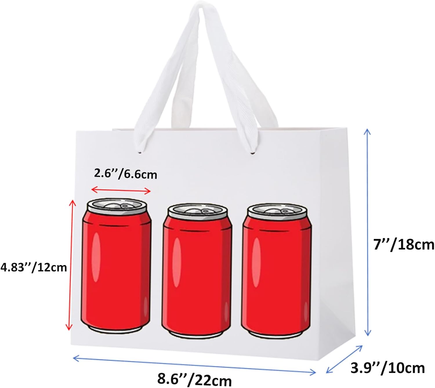 Detalle 2 de Ronvir gift bags 25 pack, 22x10x18cm