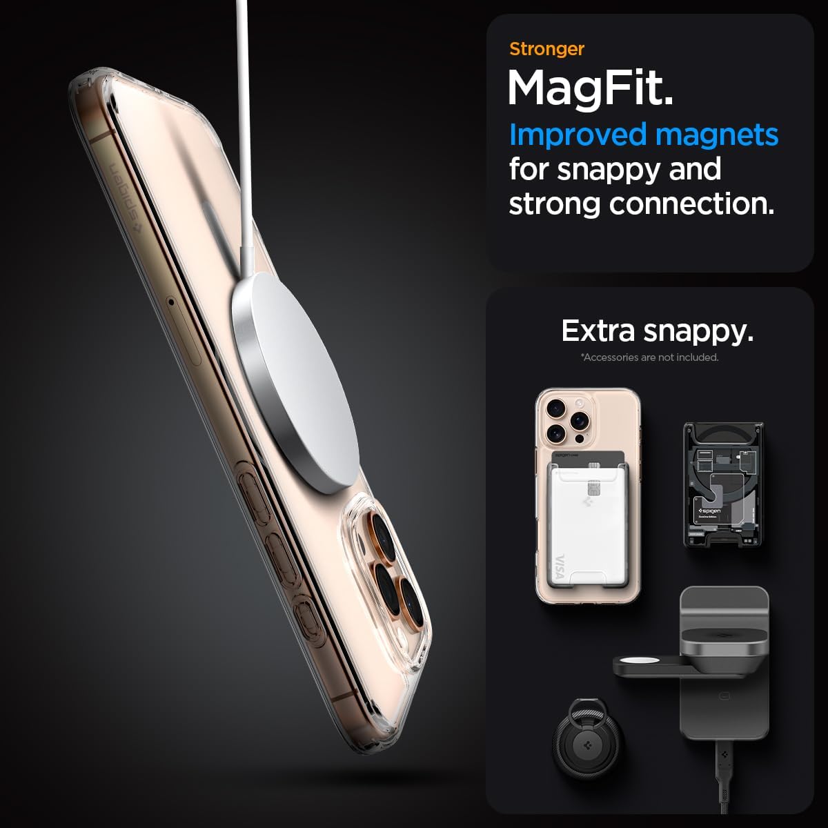 Thumbnail 5 de Spigen Ultra Hybrid MagFit for iPhone 16 Pro Max Clear case