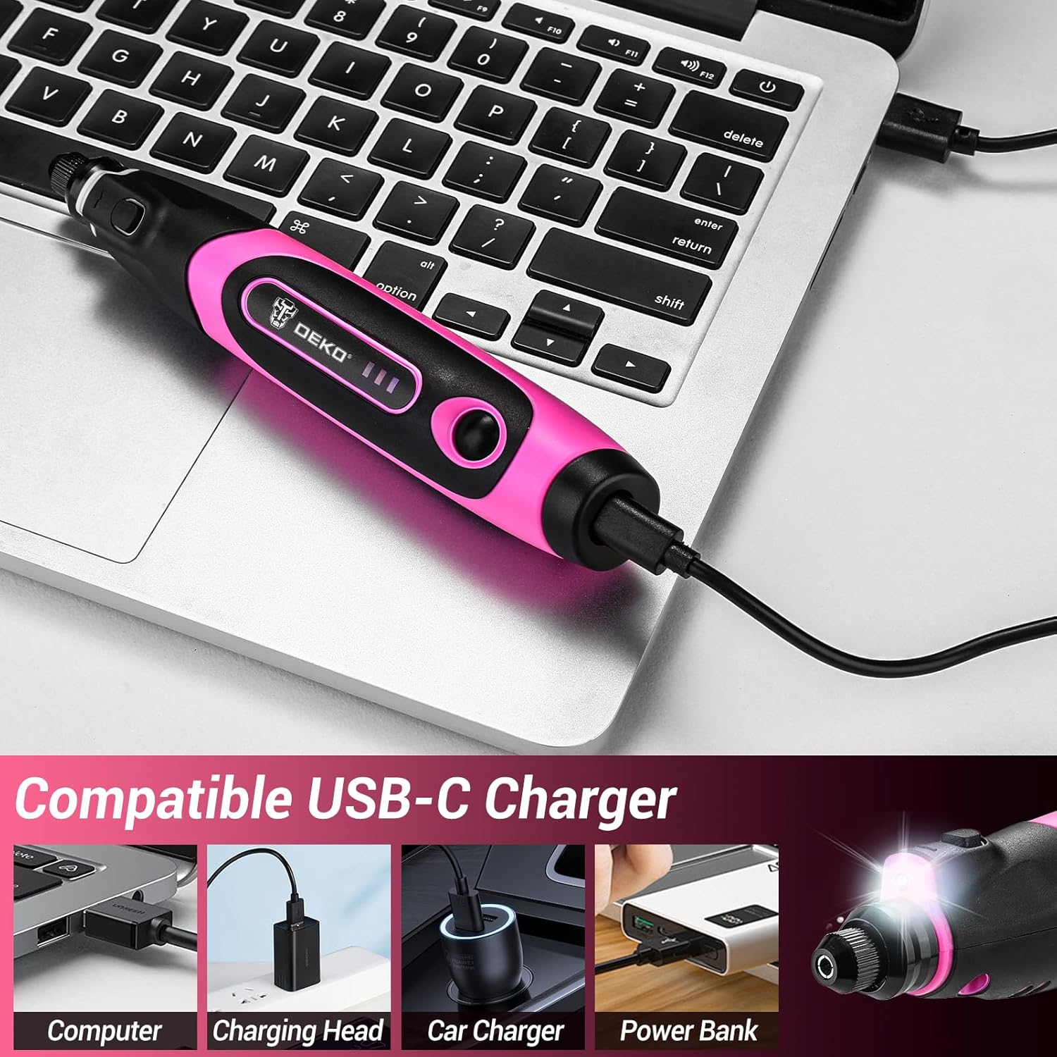 Thumbnail 3 de DEKOPRO Mini Cordless Rotary Tool 3.7V for DIY 🛠