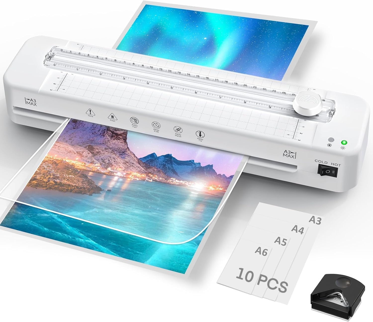 Thumbnail 6 de A3 Laminator Machine with 30 Sheets 95s