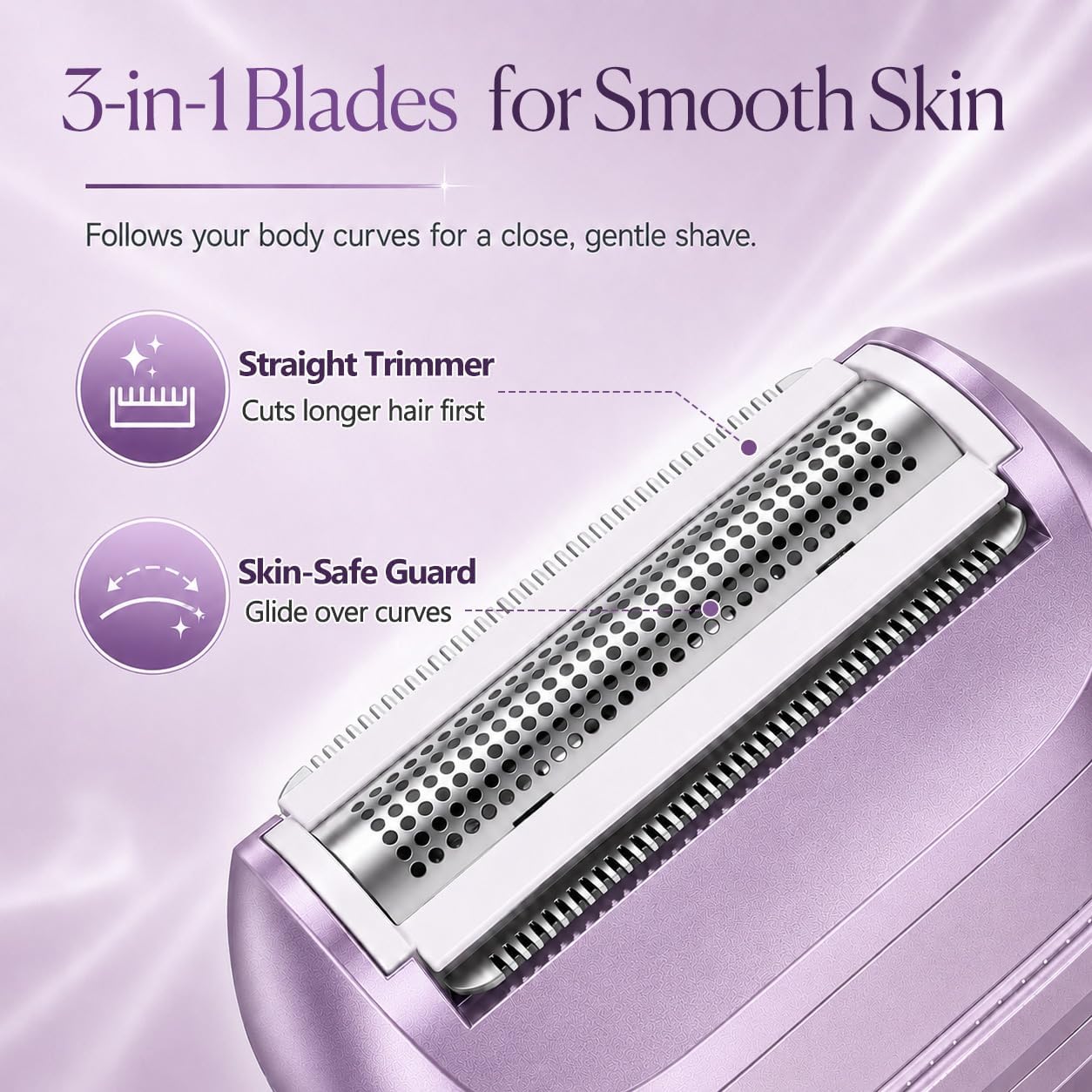 Thumbnail 6 de UpperX Women's Electric Razor, Ultra Violet
