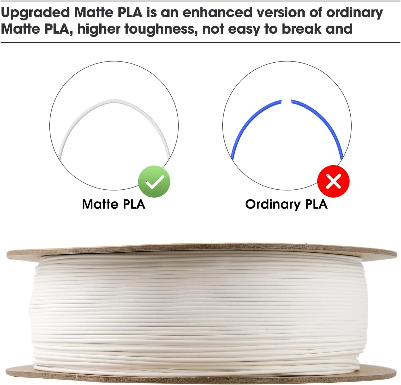Thumbnail 4 de eSUN Upgraded Matte PLA Filament 1.75mm