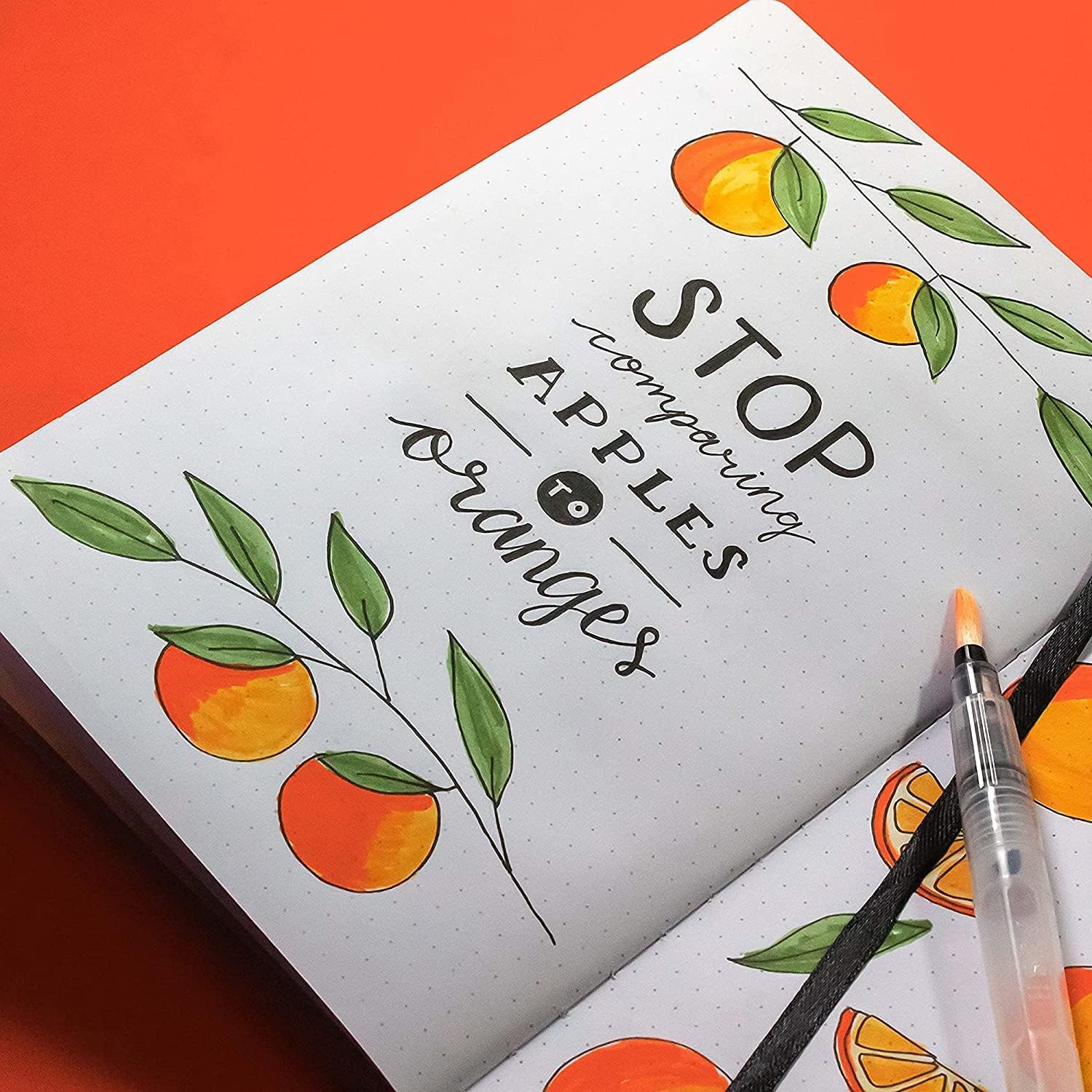 Detalle de STATIONERY ISLAND A5 Bullet Dotted Journal (Hardcover, 180 pages, 120gsm) — Slate Grey