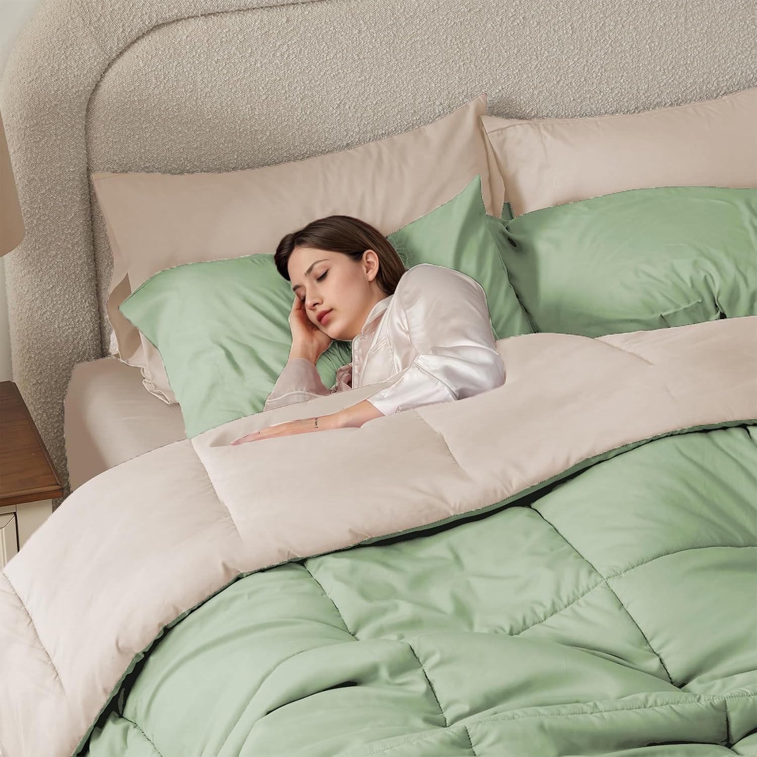 Thumbnail 3 de Anluoer King Size 7‑Piece Bedding Set