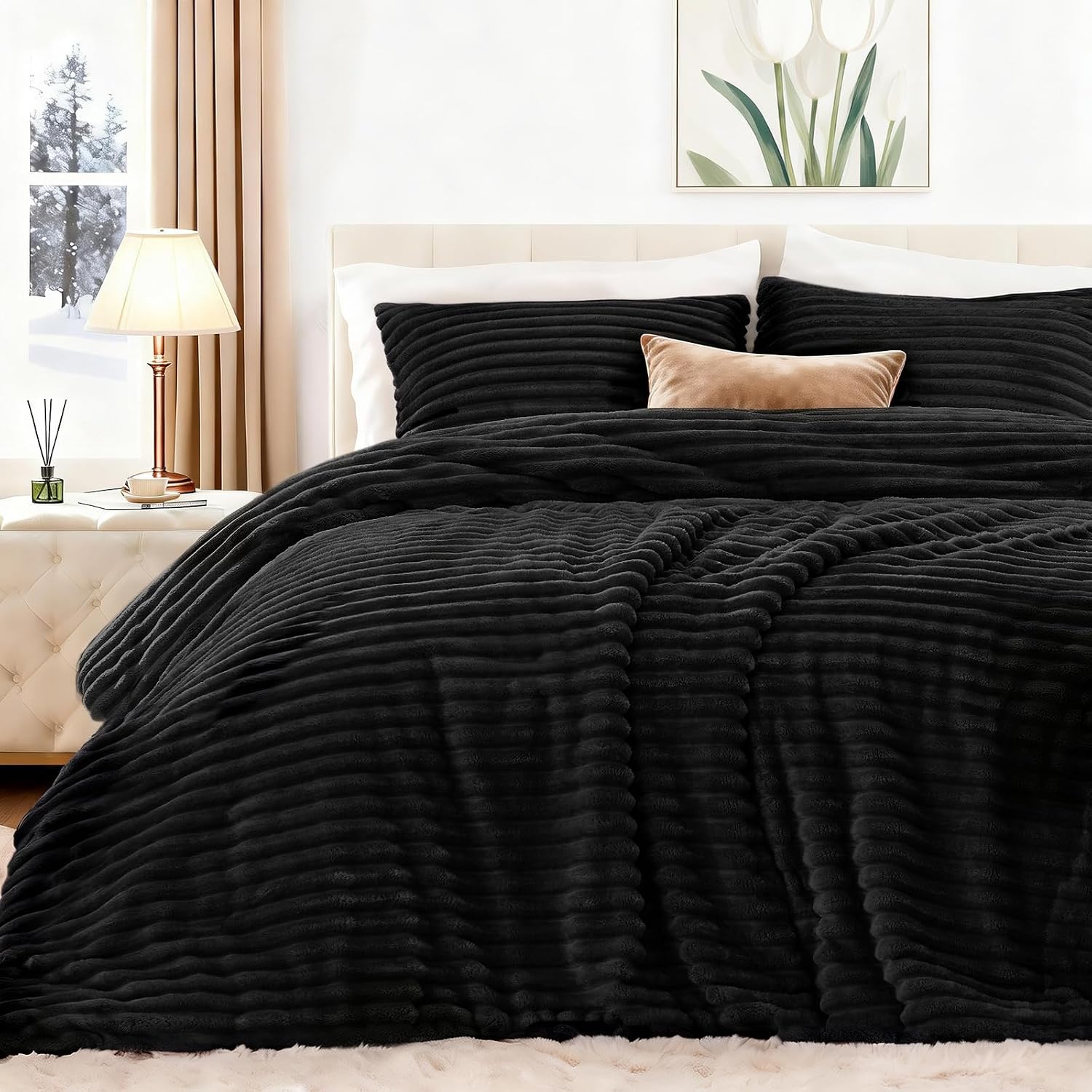 Detalle de EXQ Home Fluffy Comforter Queen