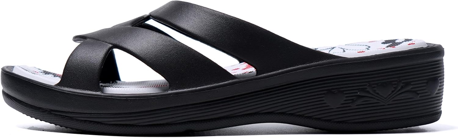 Thumbnail 1 de JOMIX Claquettes Femme – Sandales Tongs Compensées en EVA, Confort Été