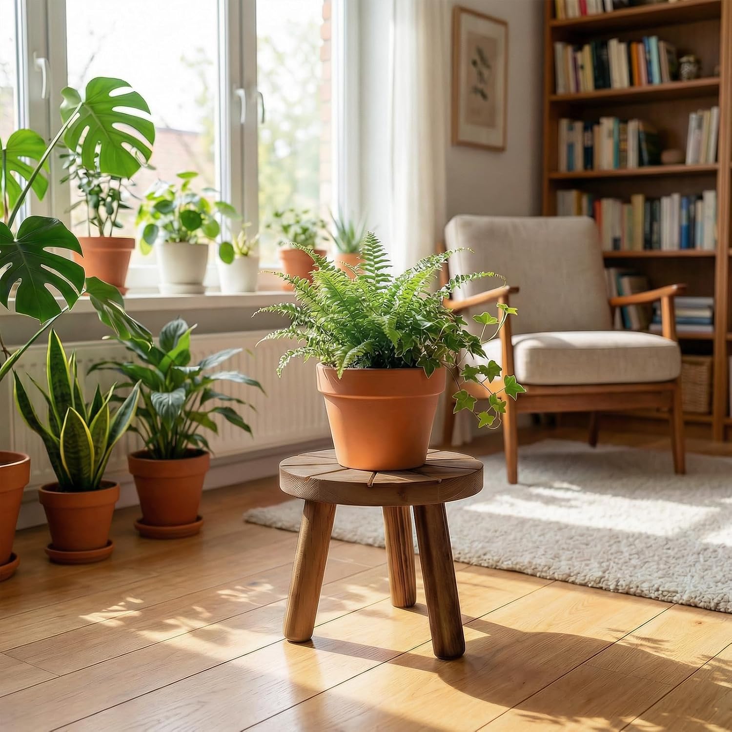 Thumbnail 6 de Delma Wooden Plant Stands, 3-Pack