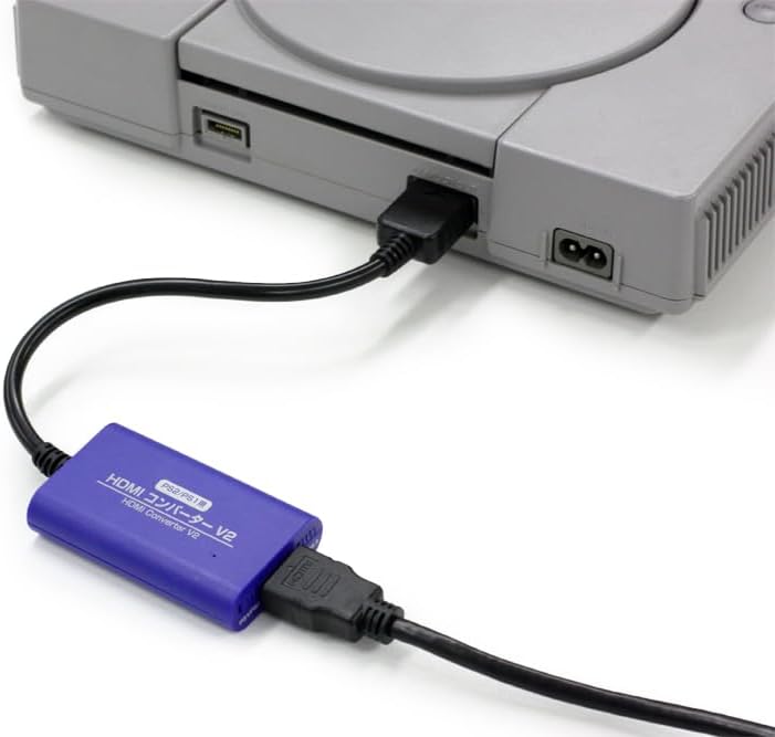 Detalle de コロンバスサークル HDMIコンバーター V2 PS2・PS1対応、画面比率切替・輝度調整
