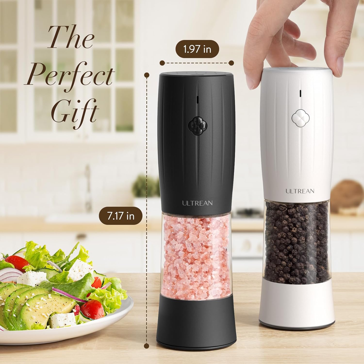Thumbnail 6 de Ultrean Salt and Pepper Grinder Set 80ml ⚖