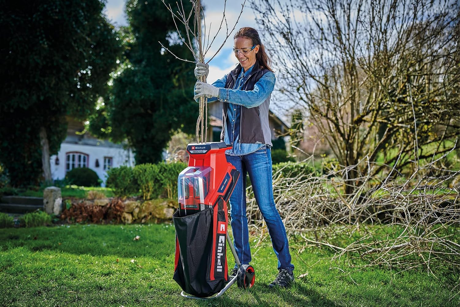 Detalle 2 de Einhell REDAXXO 36/25 – Broyeur de végétaux sans fil (36 V) sans batterie ni chargeur
