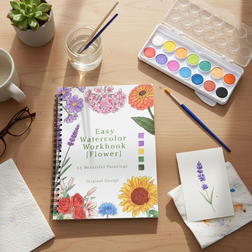 Detalle de pobuu Watercolour Workbook 9 x 10 inch