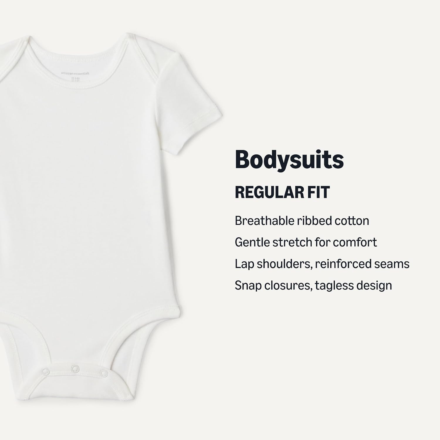 Thumbnail 1 de Amazon Essentials Unisex Babies' Short-Sleeve Bodysuits