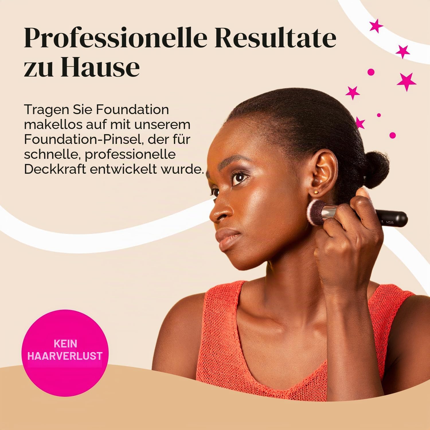 Thumbnail 2 de Keshima Foundation Pinsel Ø 3 cm 💄