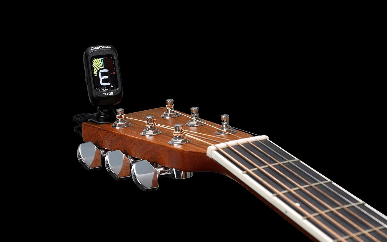 Detalle de BOSS clip-on tuner TU-02
