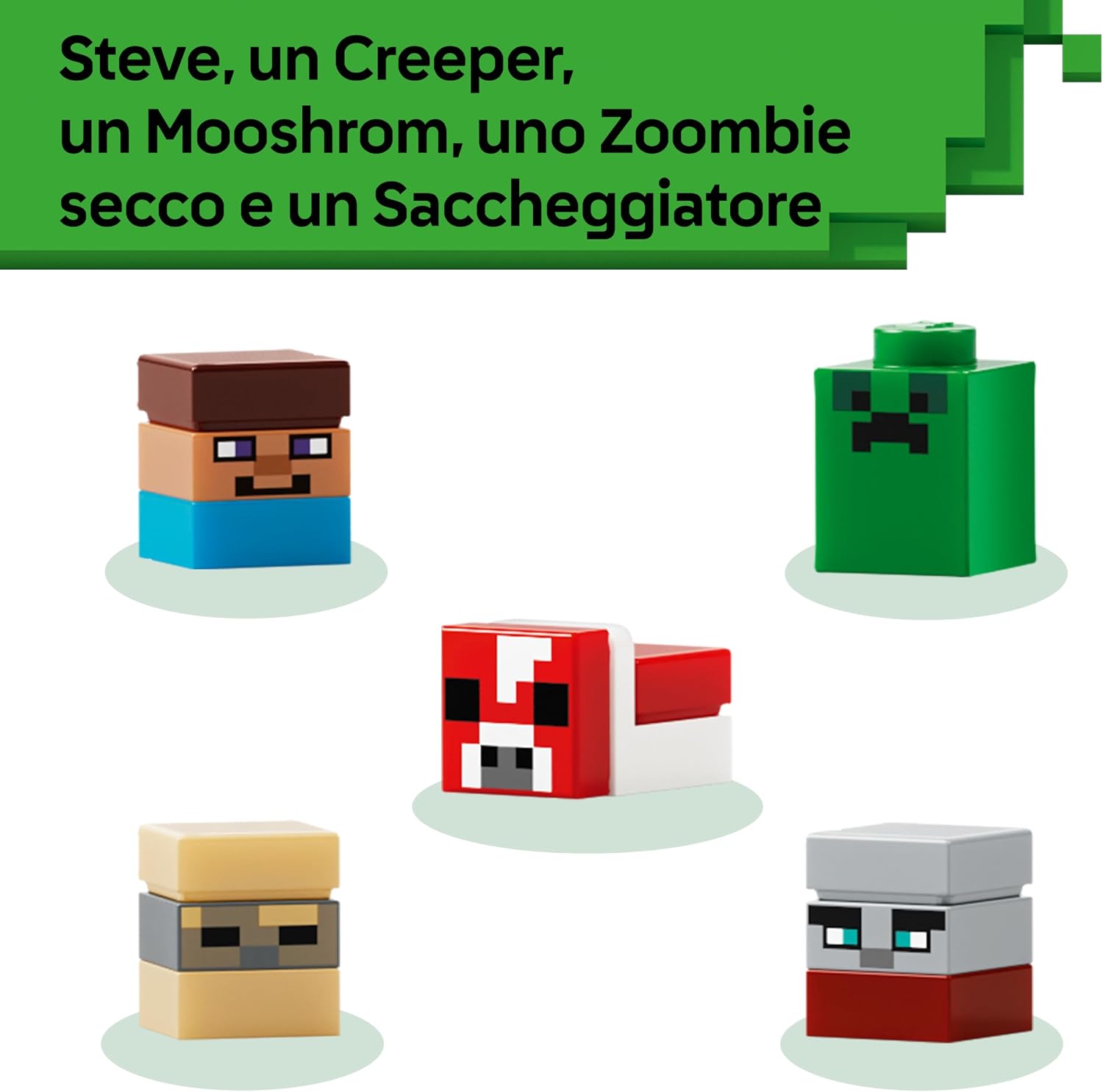 Thumbnail 4 de LEGO Minecraft Mini-Biomi 21589 gioco da tavolo