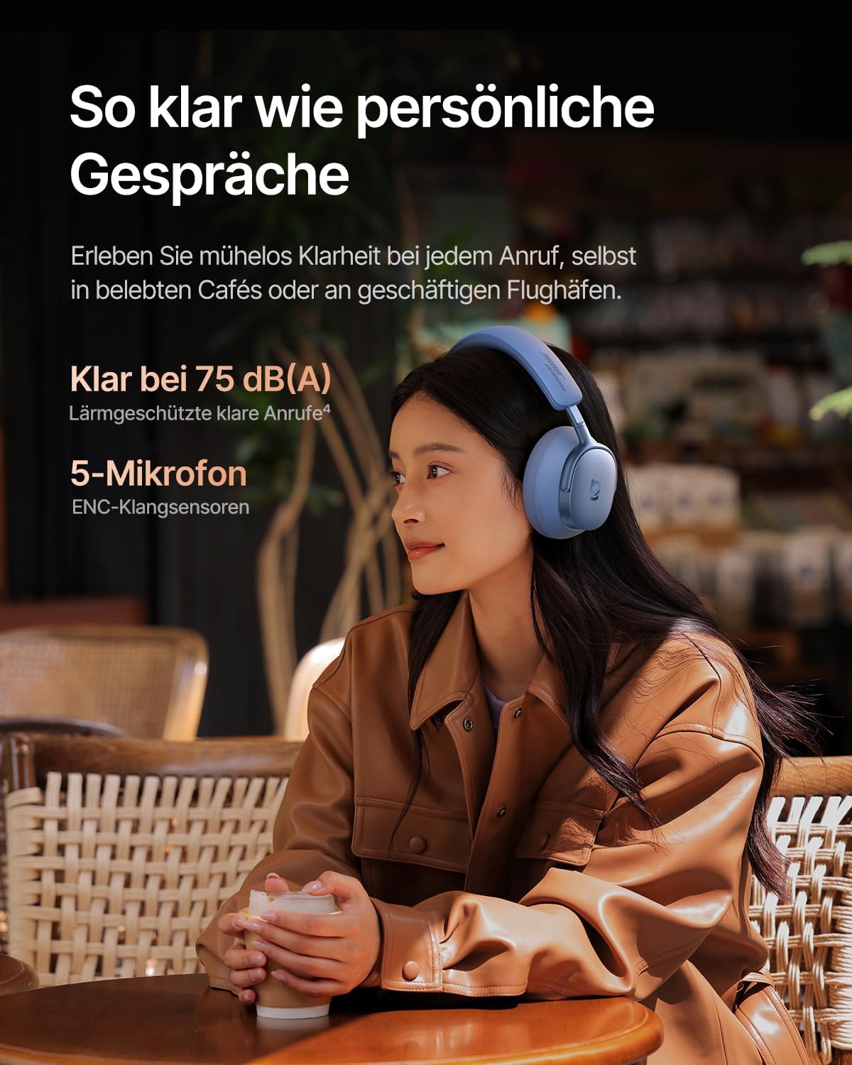 Detalle 2 de Baseus Inspire XH1 Noise Cancelling 100 Std.