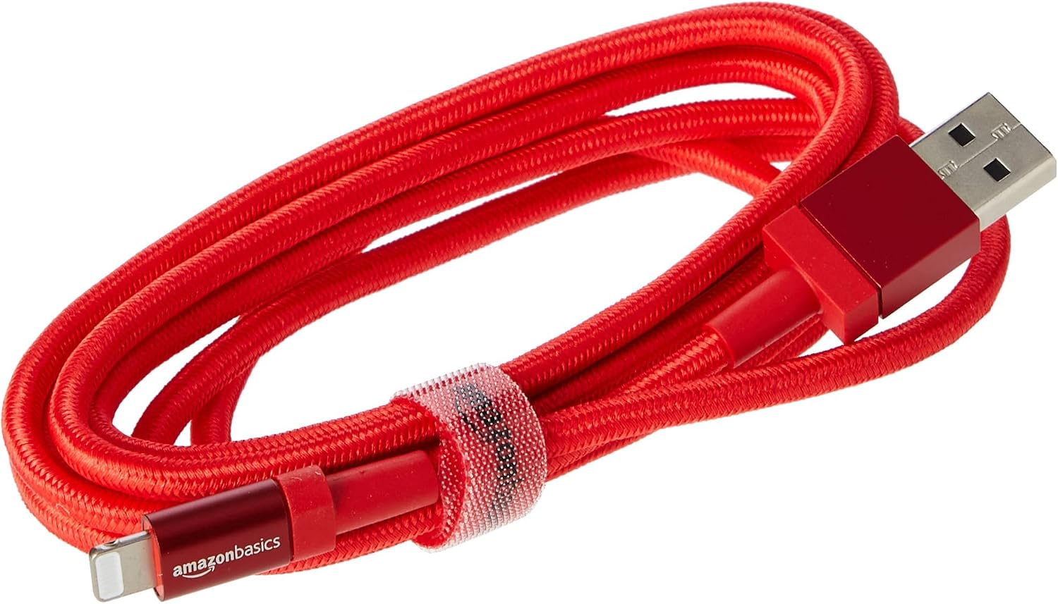 Thumbnail 1 de Amazon Basics USB-A auf Lightning Verbindungskabel (MFi), rot, 1,8 m – für iPhone & iPad