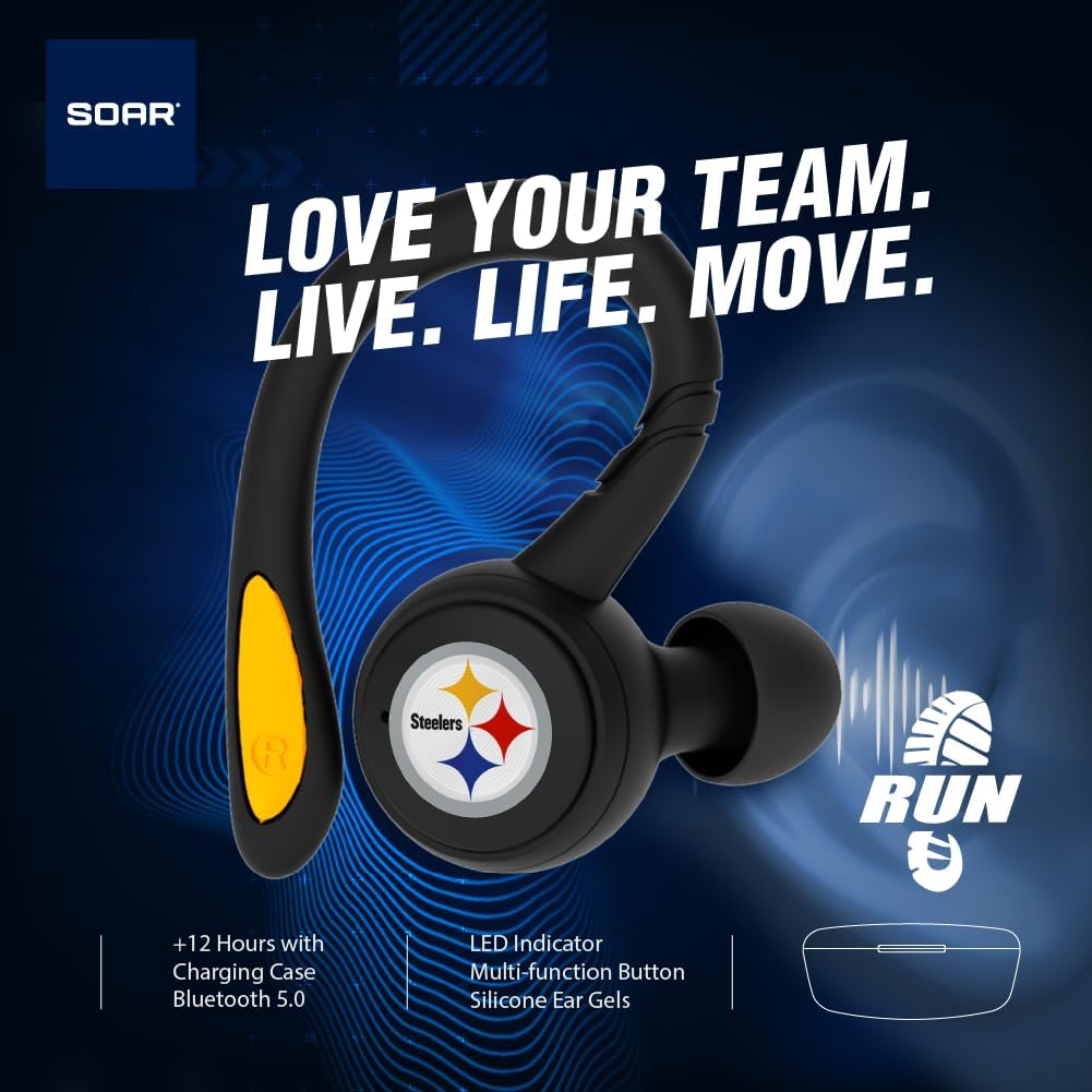 Thumbnail 3 de SOAR NFL Unisex Sport True Wireless Earbuds v.5 (Bluetooth 5.0)