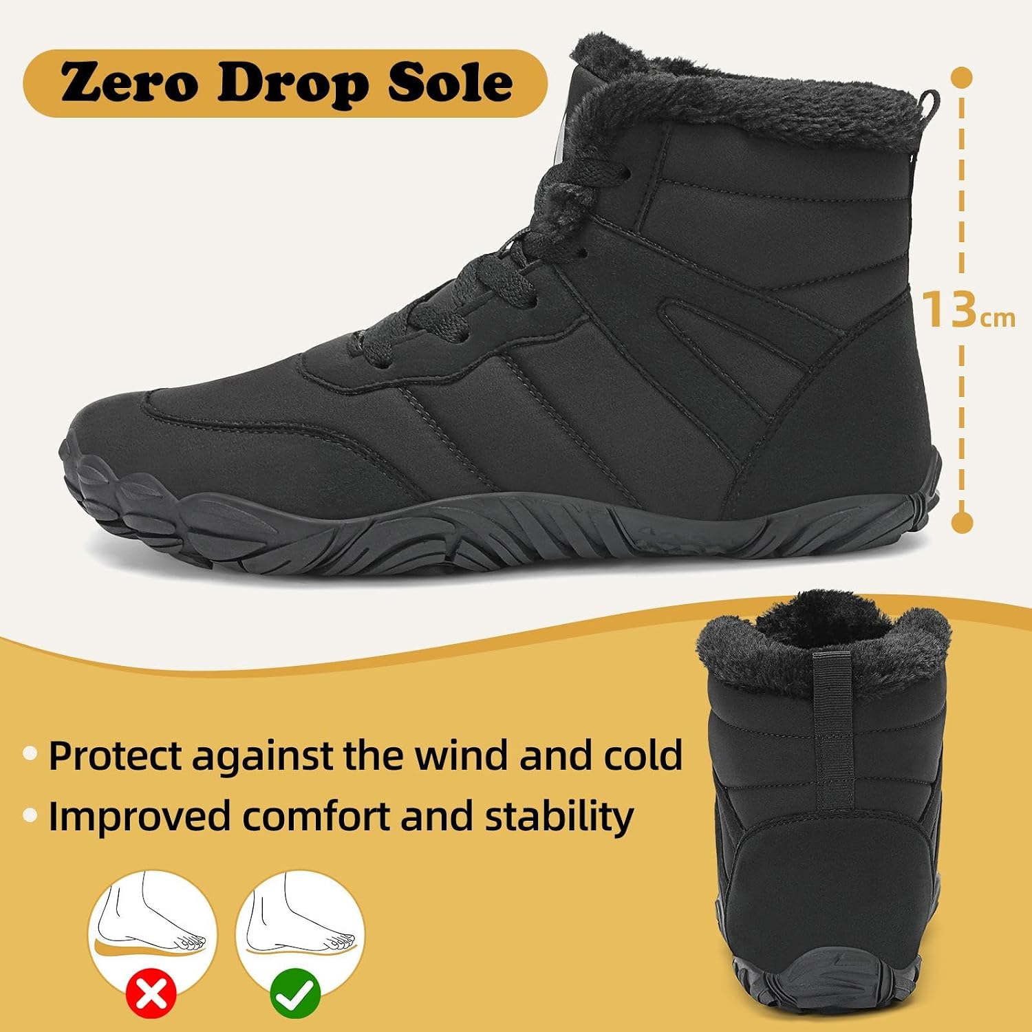 Thumbnail 4 de Mishansha Winter Barfußschuhe GR.36-48