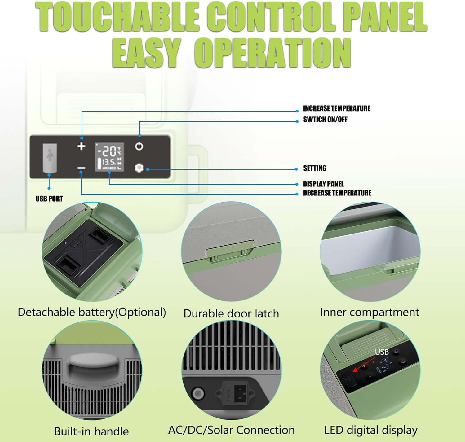 Thumbnail 1 de Alpicool Y15E 15L Compressor Car Fridge Freezer
