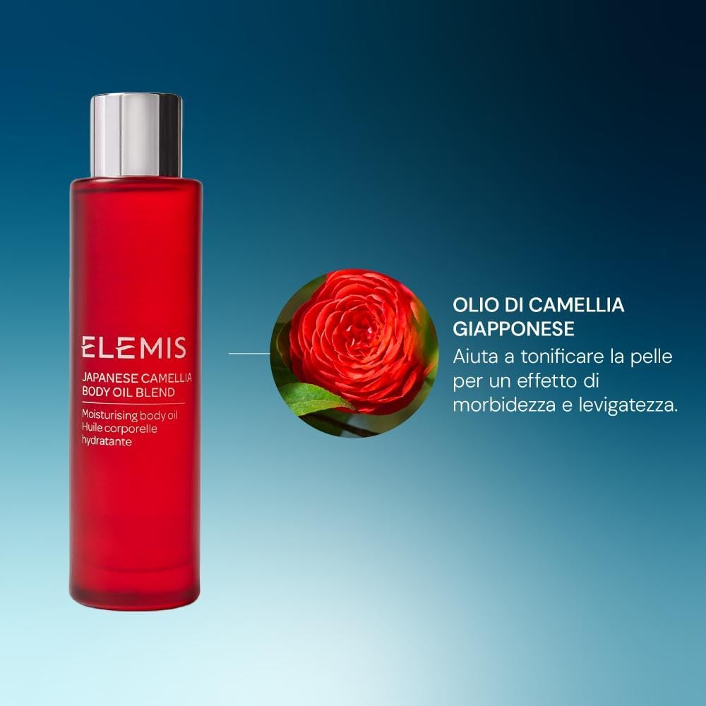 Detalle de Elemis Body Exotics Miscela di Oli Corpo - Camelia Giapponese, Olio Nutriente 100 ml