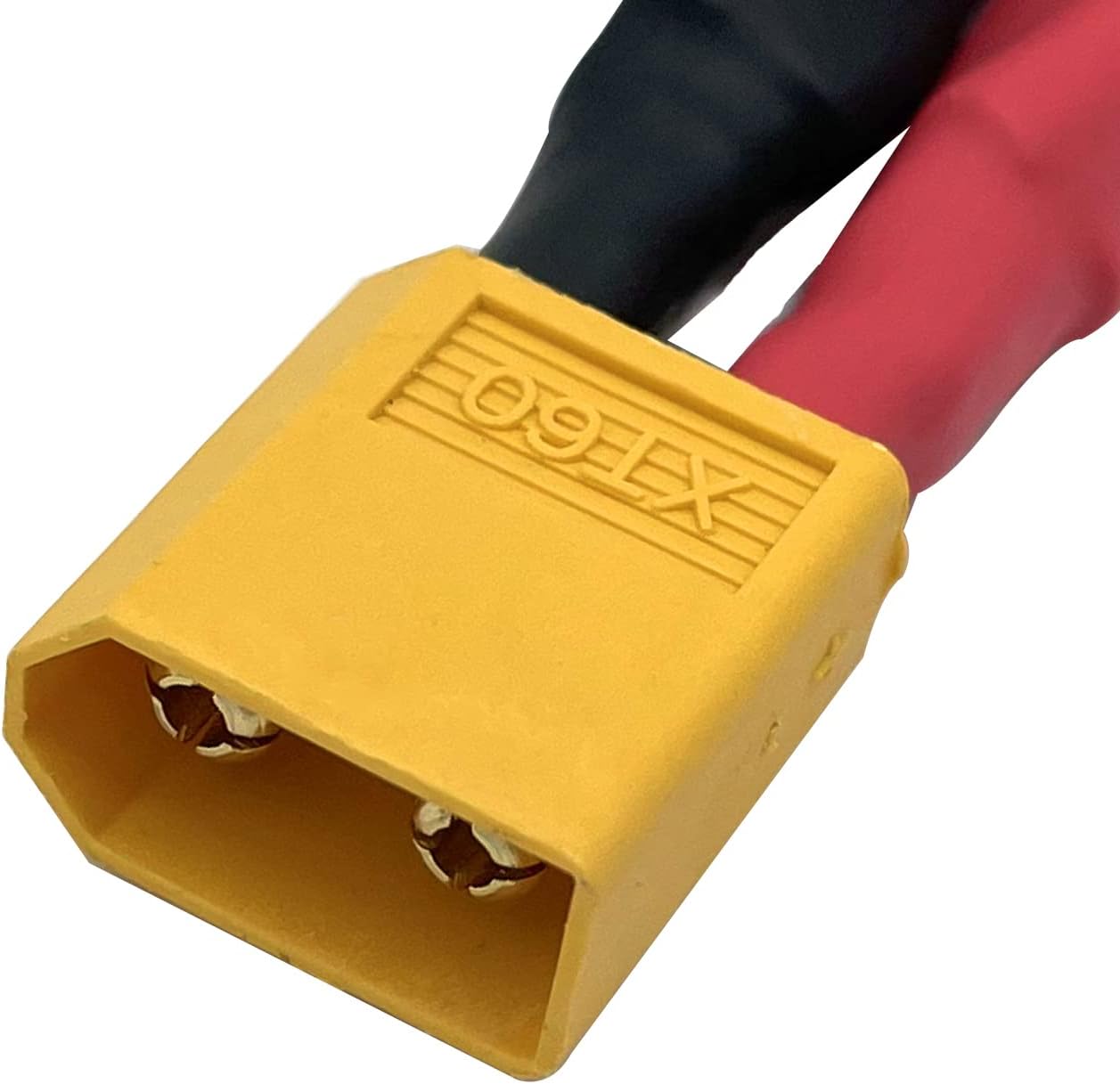 Detalle de XT60 Parallel Battery Connector Cable Extension & 3-Way Splitter (Male to 3 Female) – 14AWG Silicone