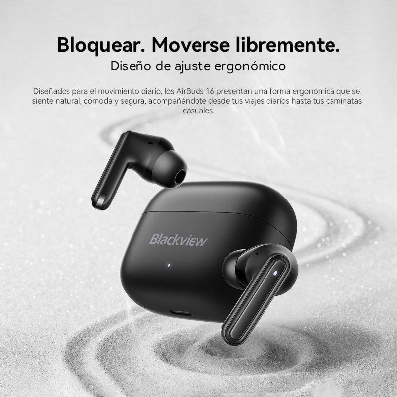 Detalle de Auriculares Blackview Airbuds 16: análisis práctico y decide si merece la pena