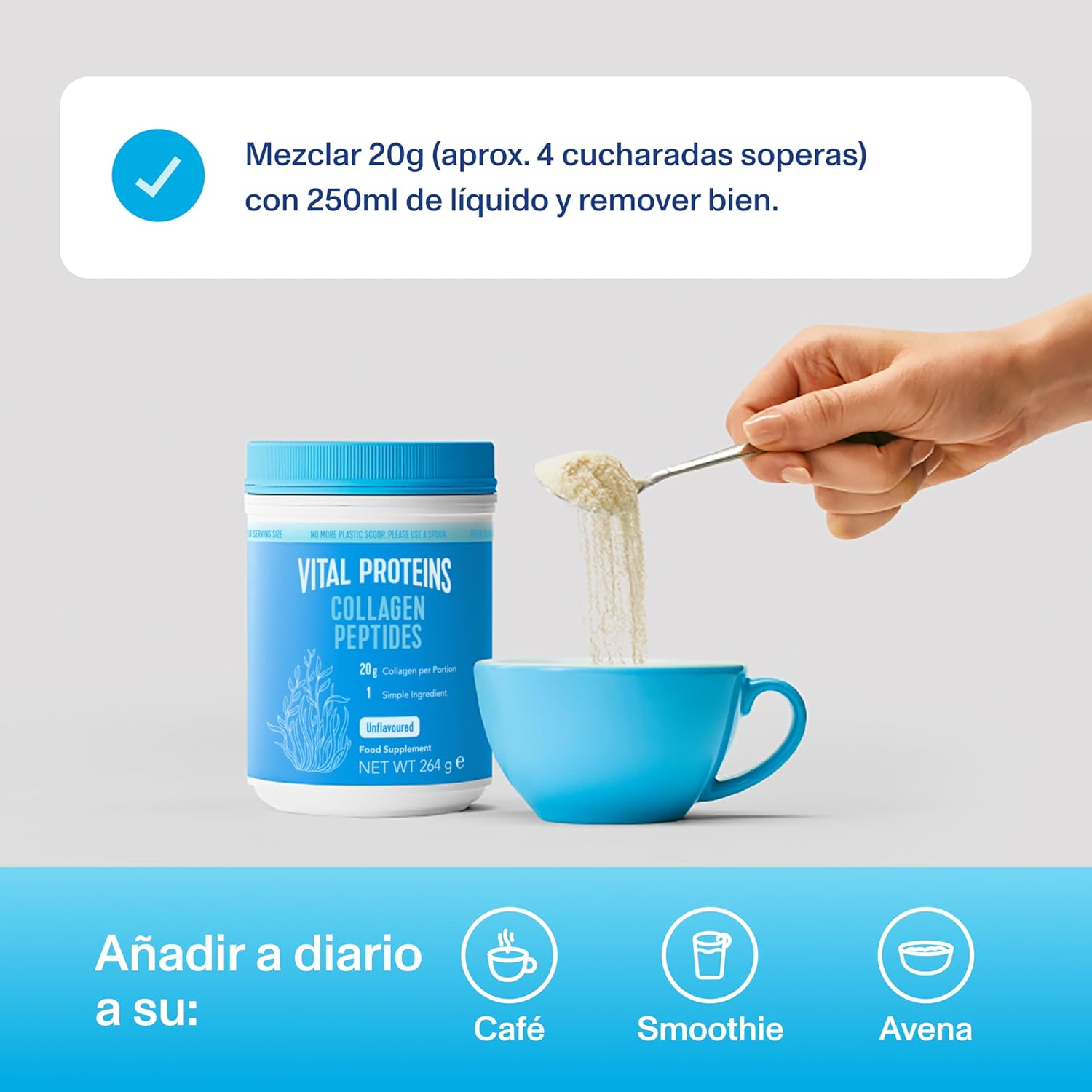 Thumbnail 1 de Vital Proteins Péptidos de Colágeno 264g