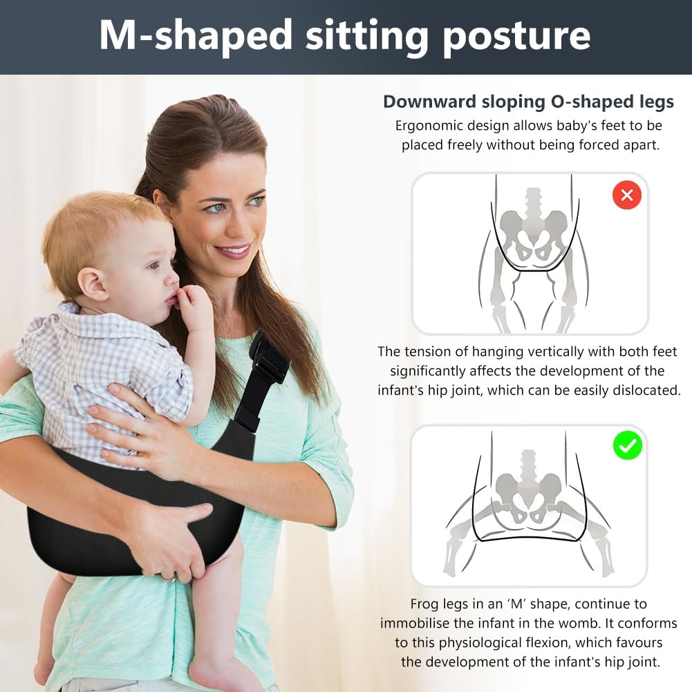 Thumbnail 4 de AOOWU Baby Carrier: Comfortable Cotton Sling for Newborns to Toddlers