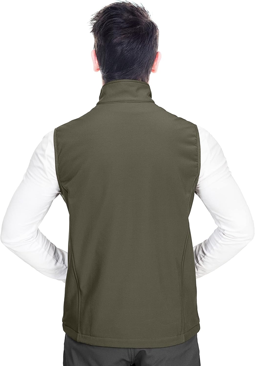 Thumbnail 1 de 33,000ft Men's Softshell Gilet: Windproof, Fleece-Lined Vest for Leisure, Golf and Travel