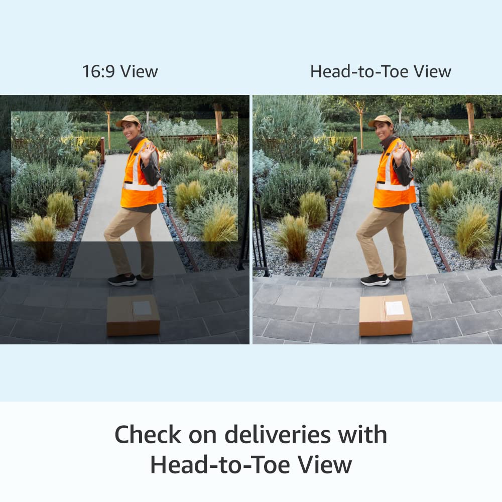 Detalle 2 de Ring Battery Video Doorbell Plus (Newest gen) with Chime Pro – 1536p HD, Head-to-Toe View