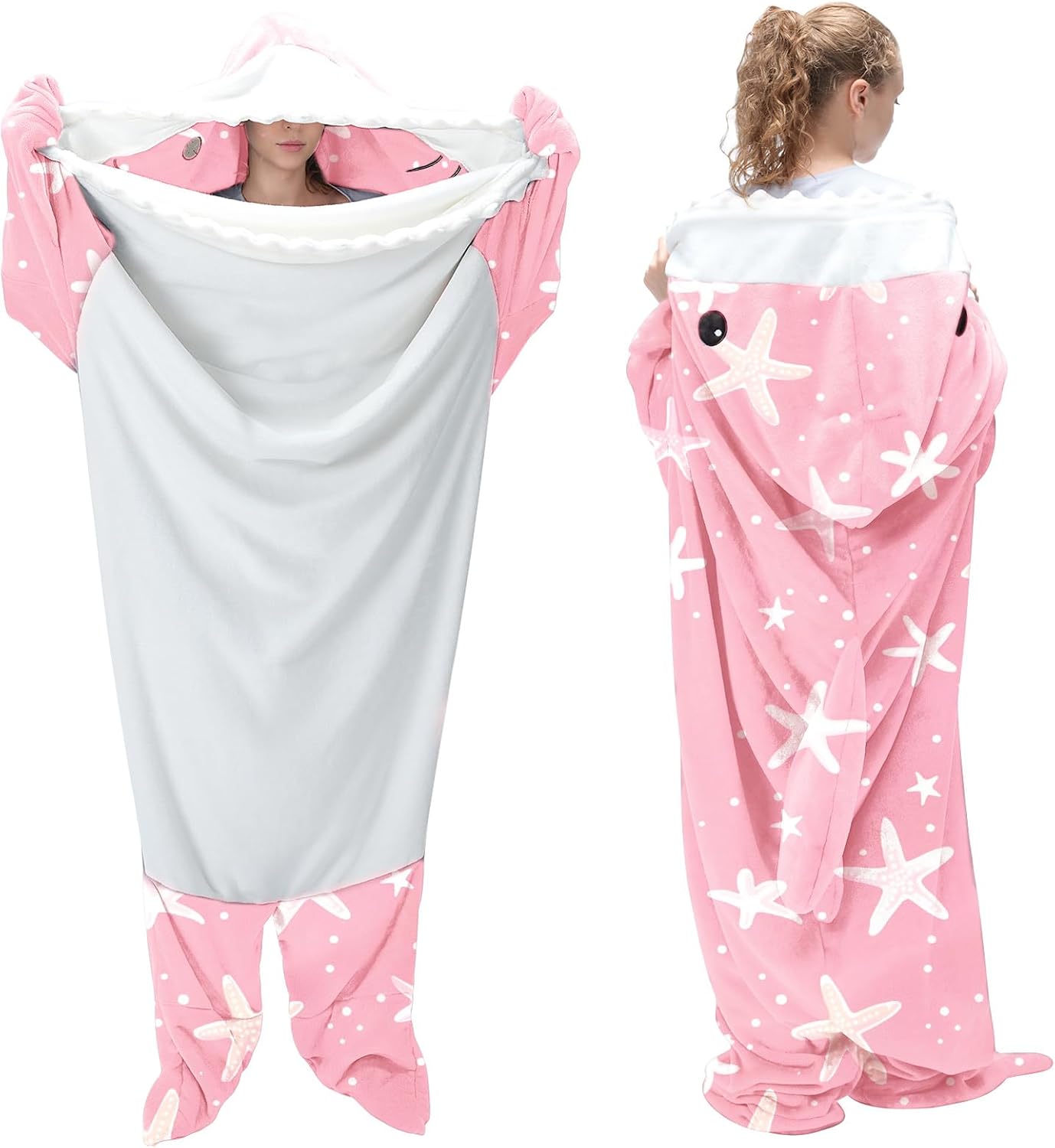 Thumbnail 6 de Touchat Shark Blanket Onesie, XL
