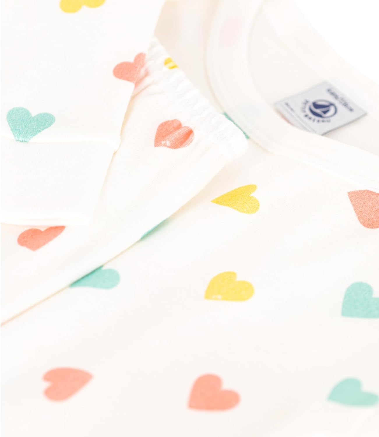 Thumbnail 3 de Petit Bateau pyjama fille très ajusté en coton imprimé cœurs (lot de 1)