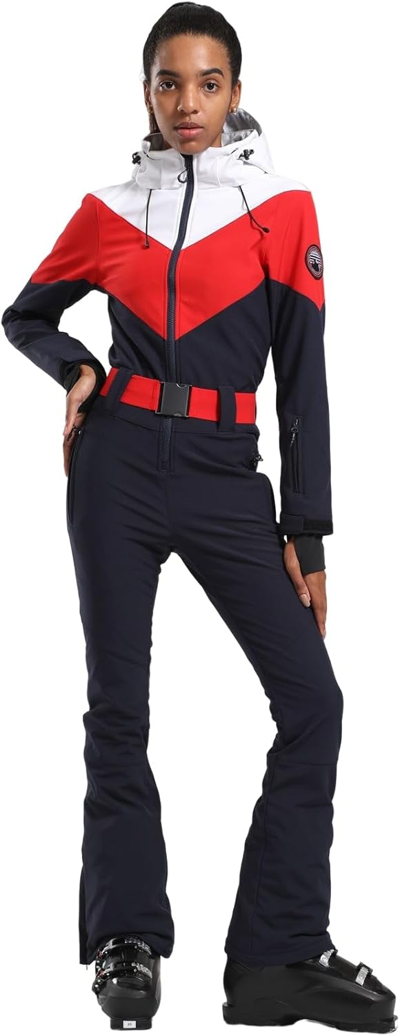 Thumbnail 6 de GSOU SNOW Ski Suit Women Slim Waterproof Snowsuit