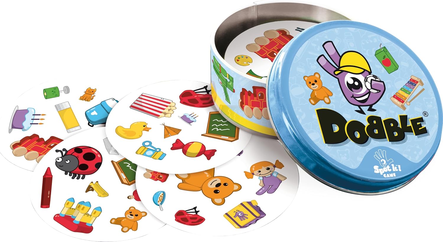 Detalle 2 de Dobble Kids card game 15 minutes