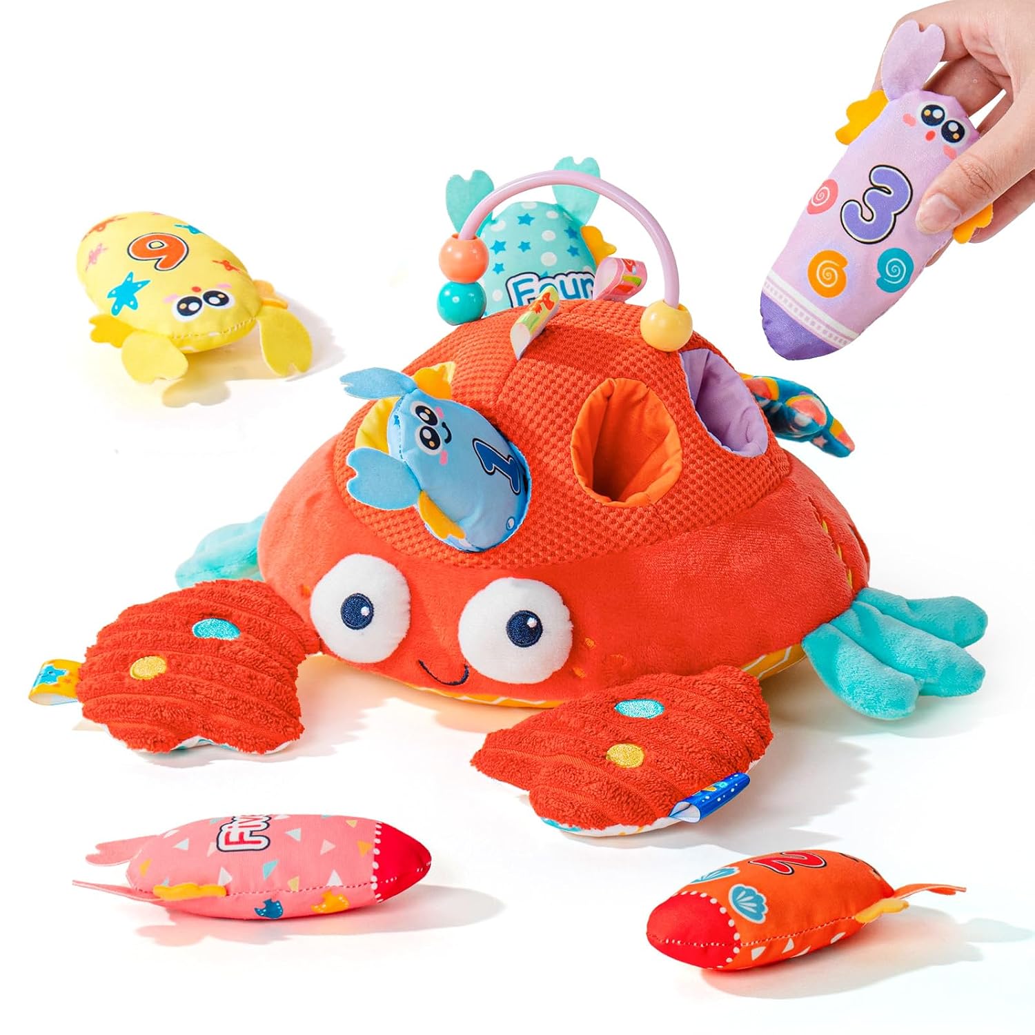 Detalle de Jollybaby Plush Montessori Sorting Toy