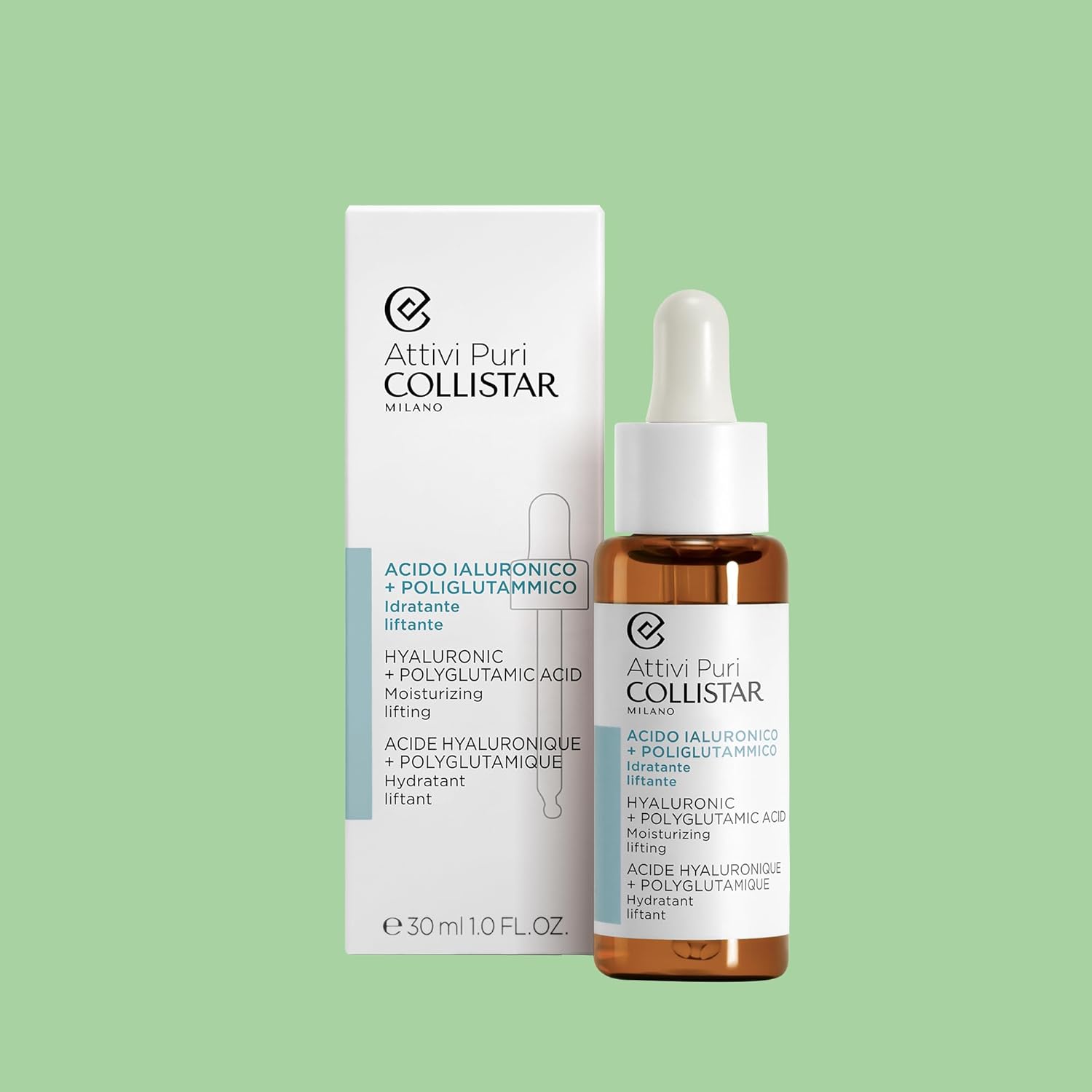 Thumbnail 1 de Collistar Attivi PUri Hyaluronsäure + Polyglutaminsäure Feuchtigkeitsspendende Lifting-Behandlungstropfen (30 ml)