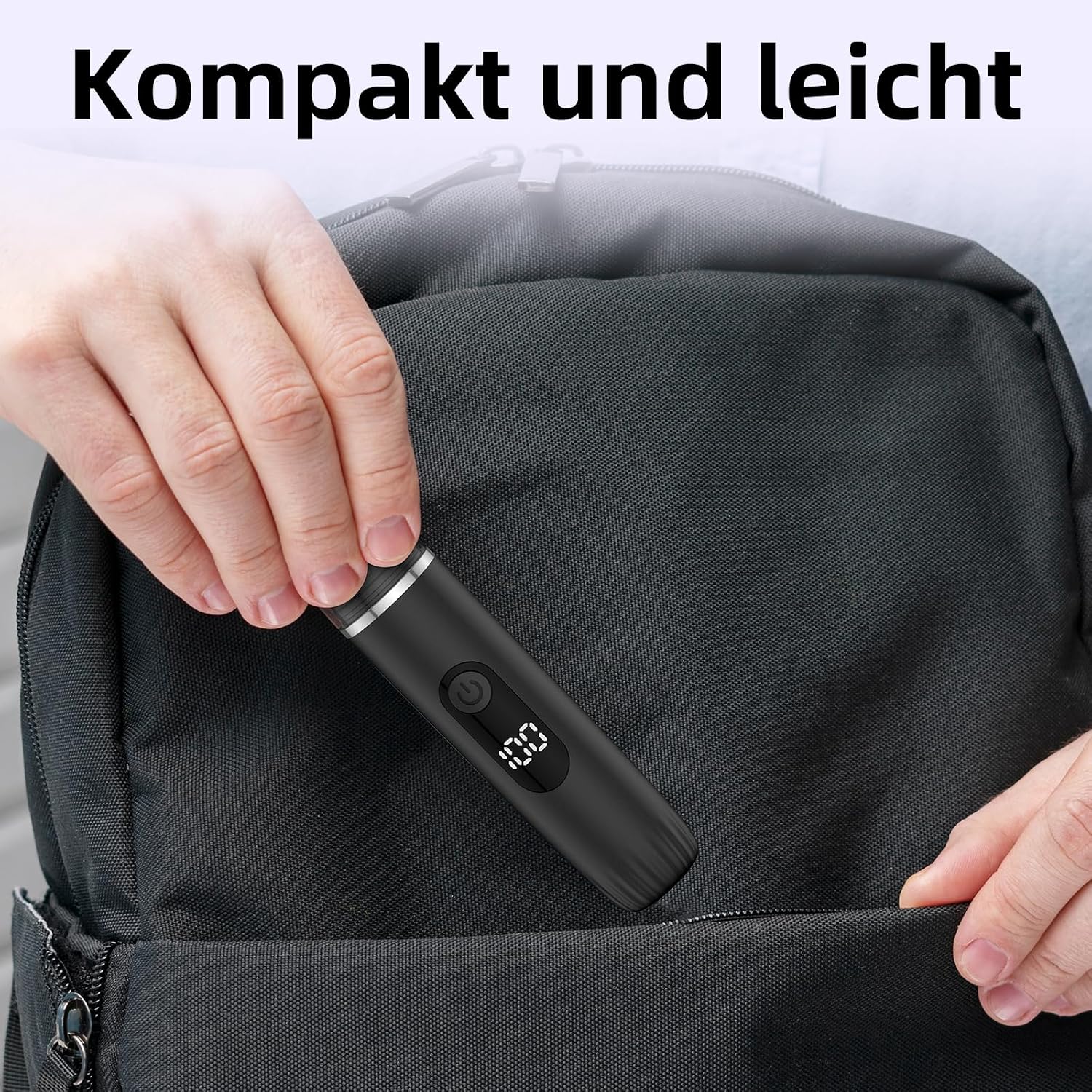 Detalle de Nasenhaartrimmer Nasen- und Ohrenhaartrimmer – Schmerzloses Gesichtshaarentferner-Tool für Männer und Frauen (Schwarz)