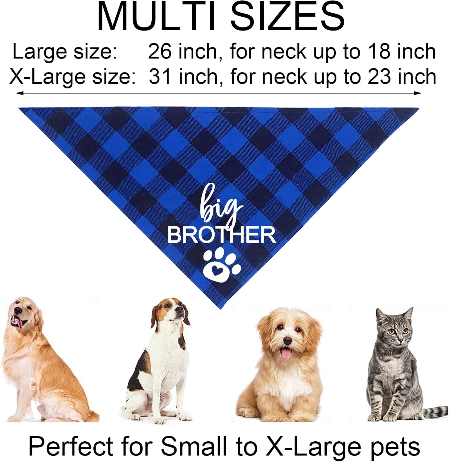 Detalle 2 de JOTFA Big Brother Dog Bandana Large
