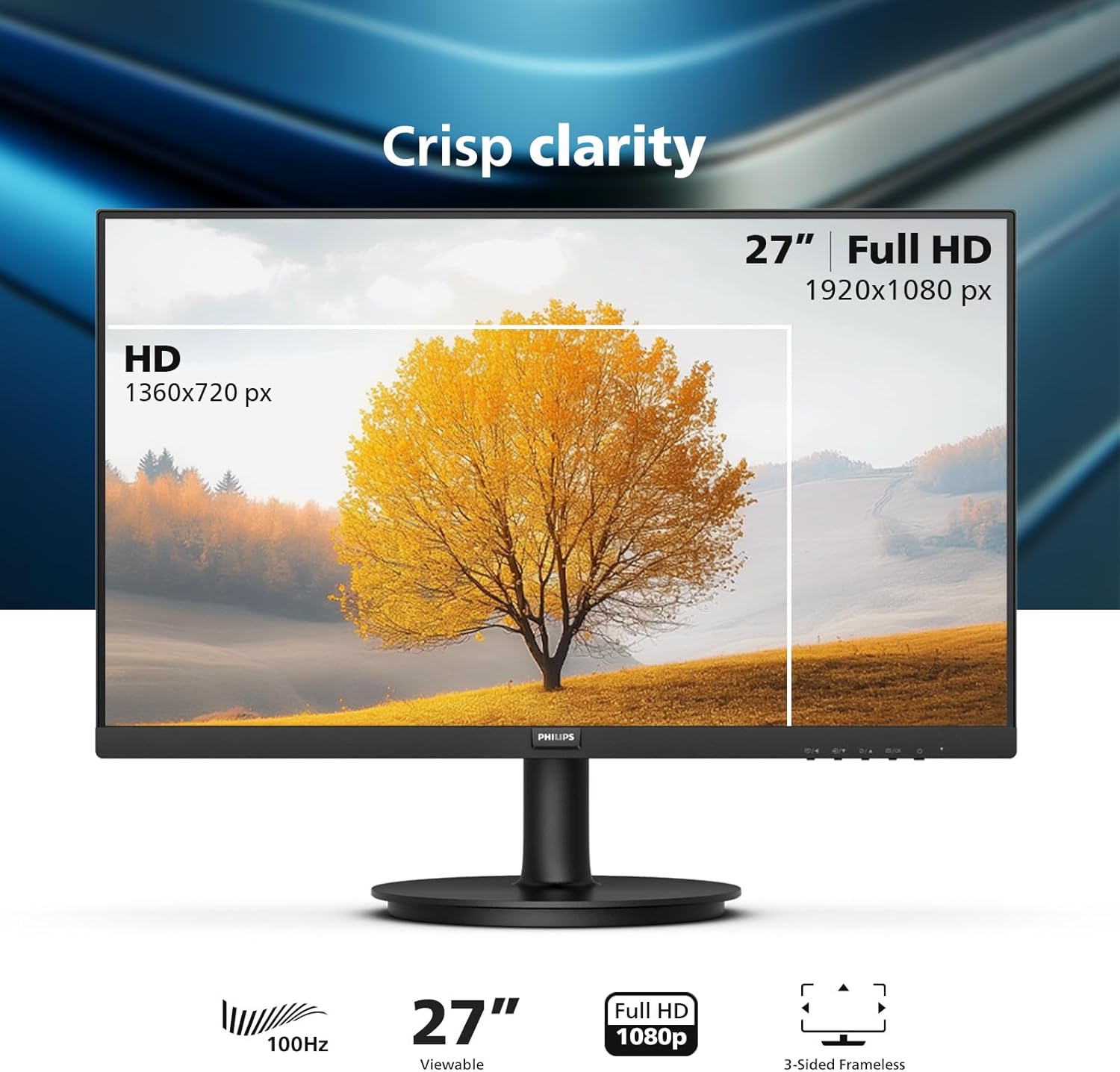 Thumbnail 1 de Philips 271V8LB 27-inch Full HD monitor