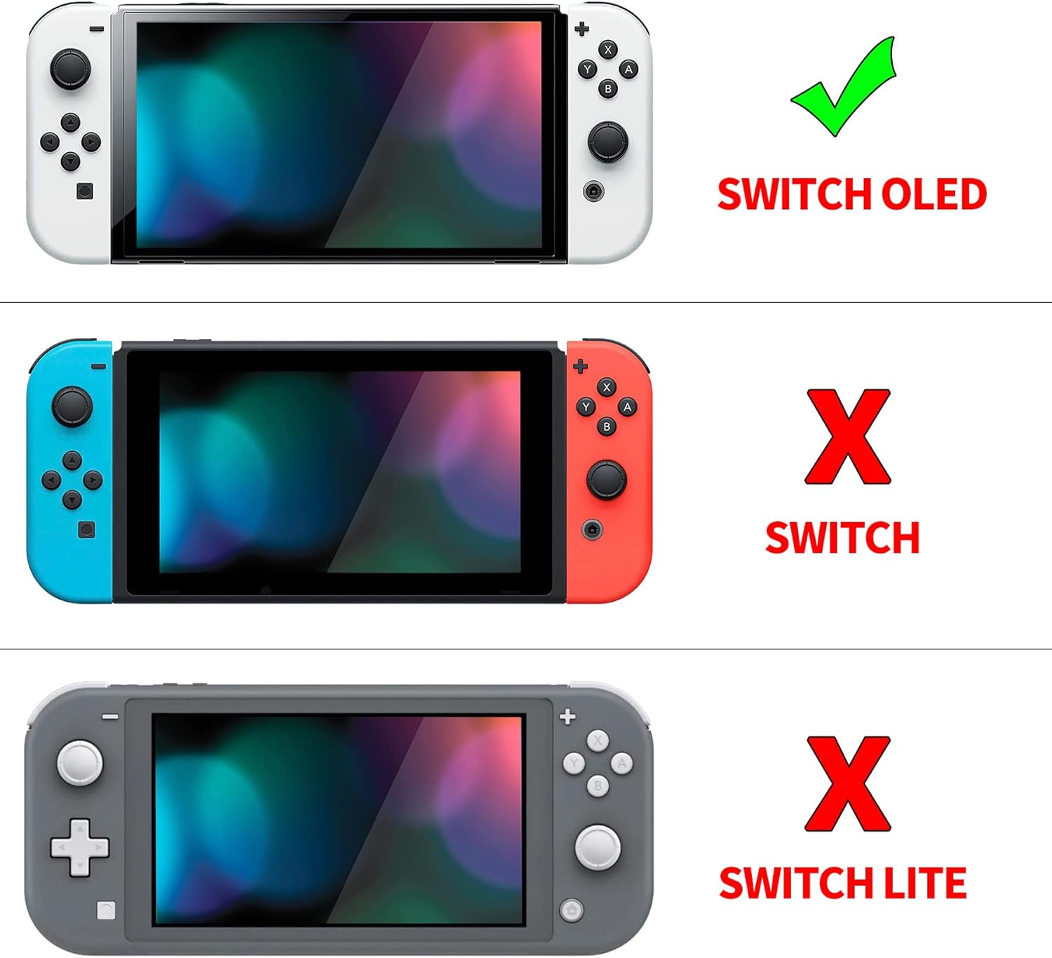 Thumbnail 1 de playvital AlterGrips Protective Slim Case for Nintendo Switch OLED