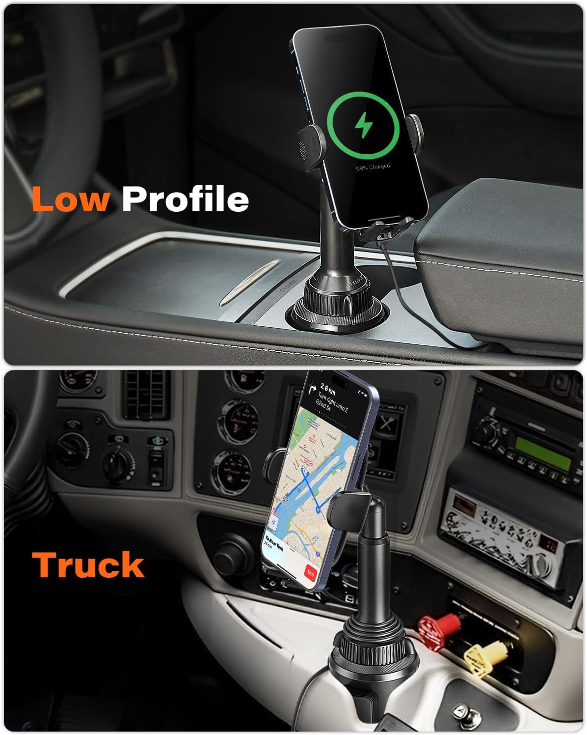 Detalle 1 de APPS2Car Handyhalterung Qi Laden 15 W